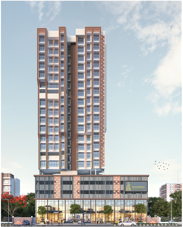 Swanand CHSL tower render — Samarpan Homes, Borivali East
